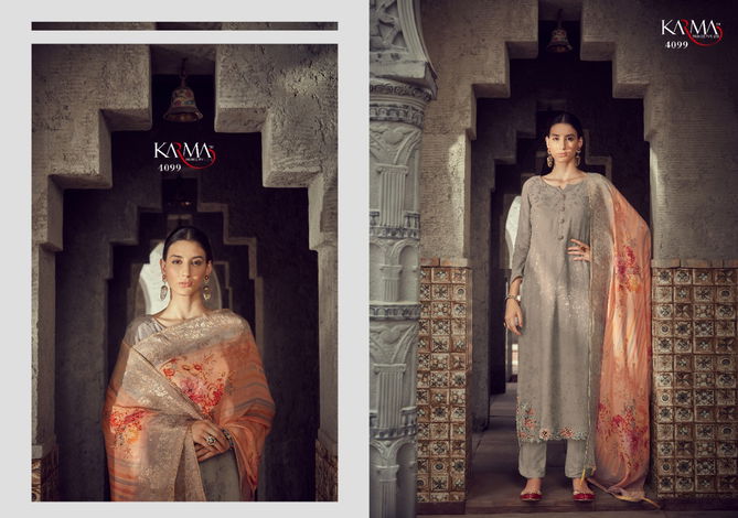 Karma Samaira 4095 Series Heavy Exclusive Wear Designer Salwar Kameez Collection